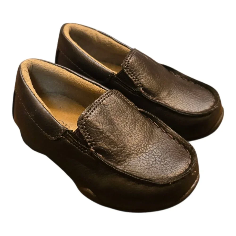 PLACE Toddler Boy's Faux Leather Loafer sz 6